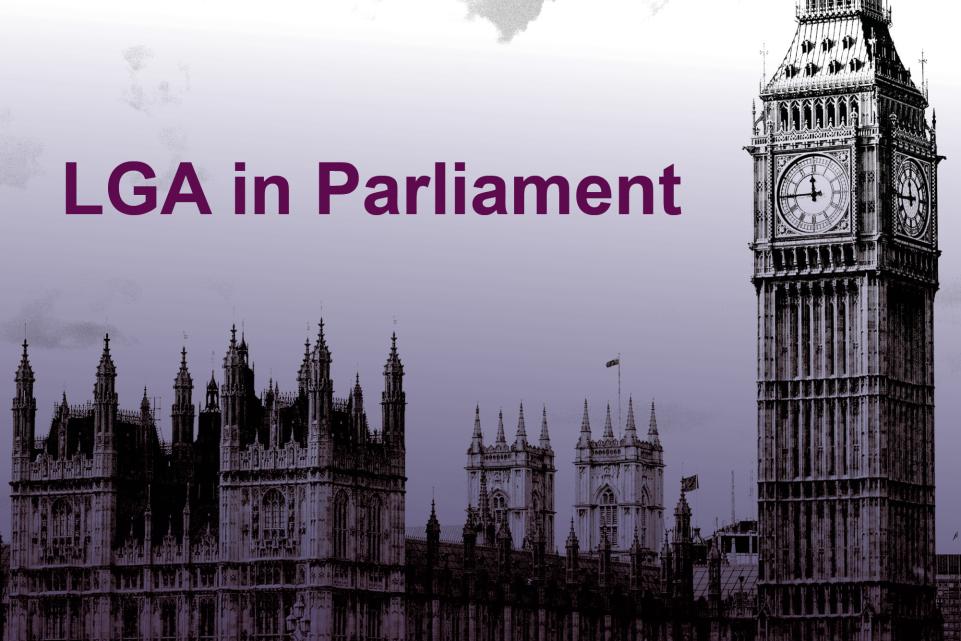 Ongoing legislation Local Government Association